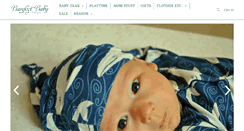 Desktop Screenshot of barefootbabyboutique.com